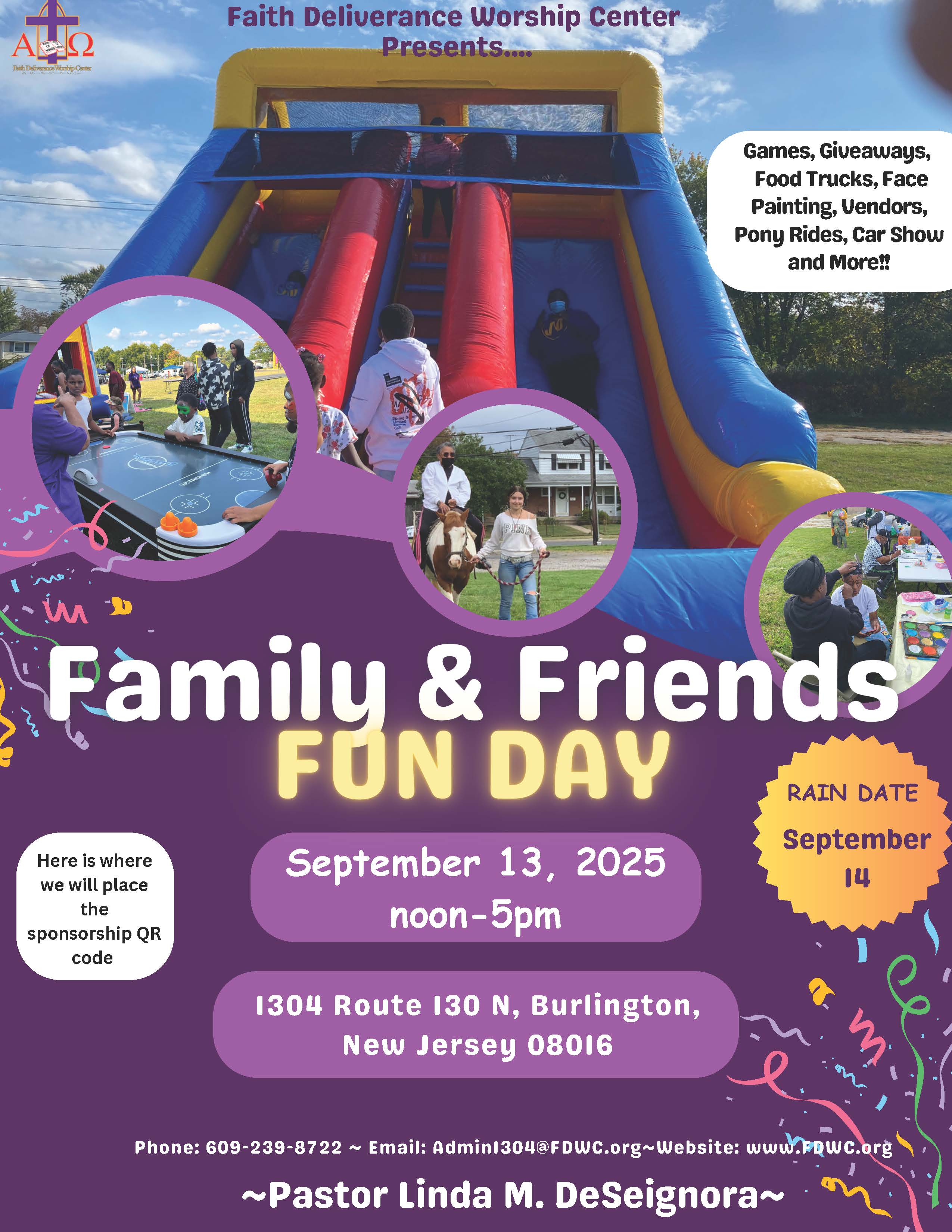 Family & Friends Fun Day Flyer